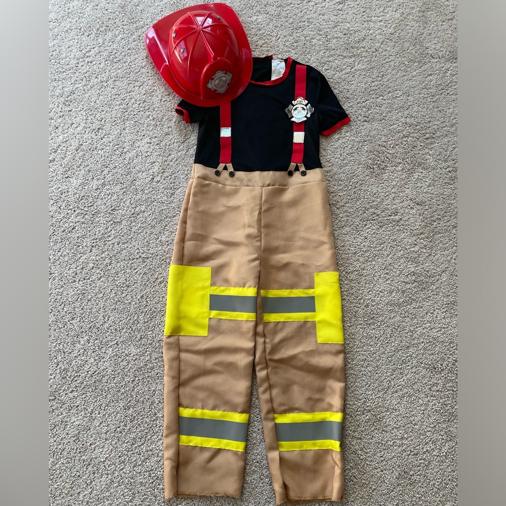 Kids firefighter costume